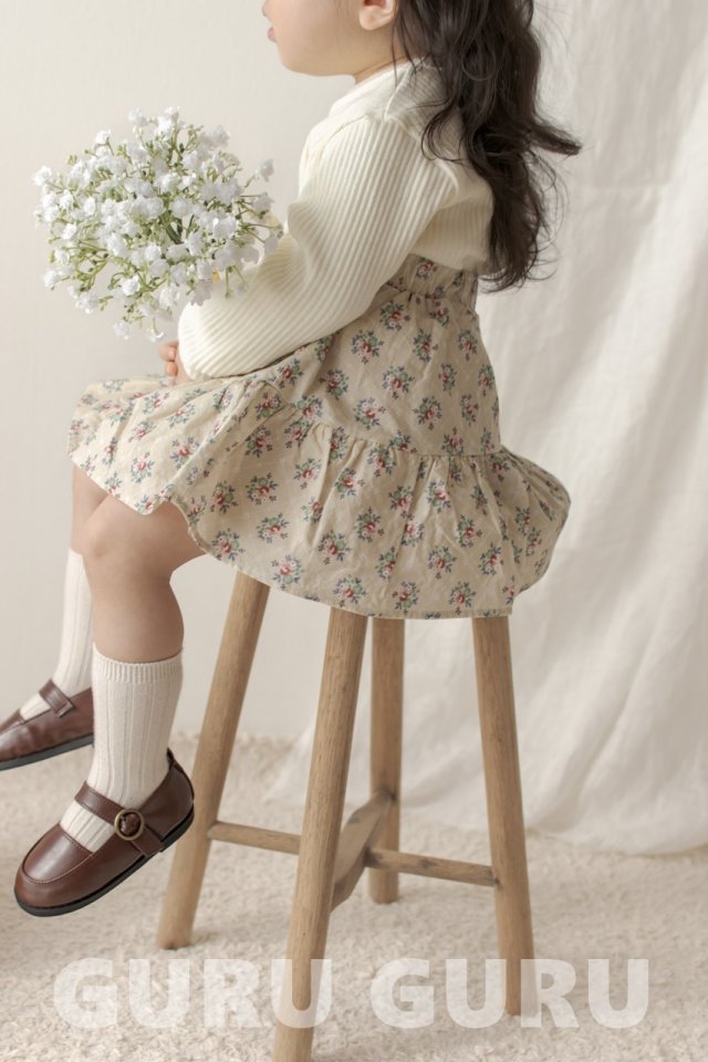 Guru Guru - Korean Baby Fashion - #babyboutique - Tiered Skirt - 10