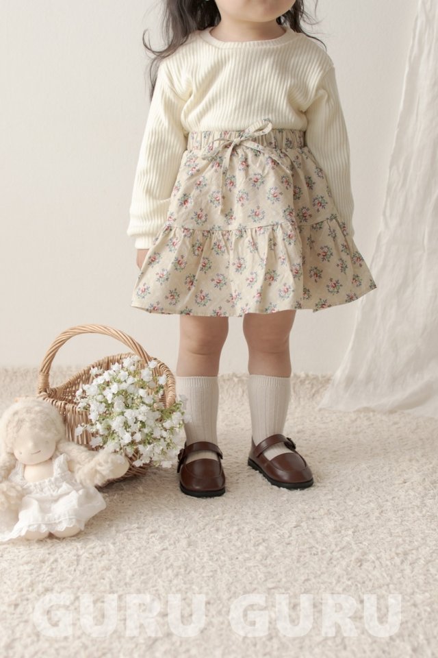 Guru Guru - Korean Baby Fashion - #babyboutique - Tiered Skirt - 11