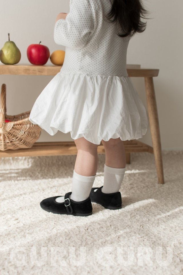 Guru Guru - Korean Baby Fashion - #babyboutique - Dot Cloud One-Piece - 5