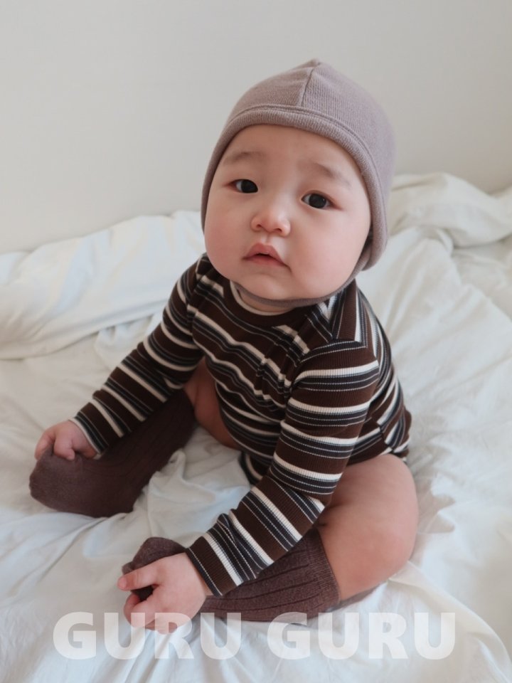 Guru Guru - Korean Baby Fashion - #babyboutiqueclothing - Cocoa Bonnet - 8