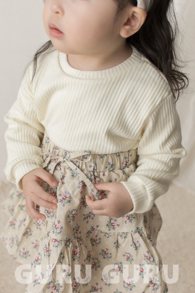 Guru Guru - Korean Baby Fashion - #babyboutiqueclothing - Tiered Skirt - 12