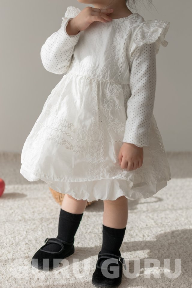 Guru Guru - Korean Baby Fashion - #babyclothing - Lace One-Piece - 6