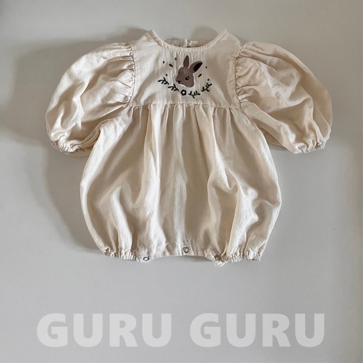 Guru Guru - Korean Baby Fashion - #babyclothing - Rabbit Romper