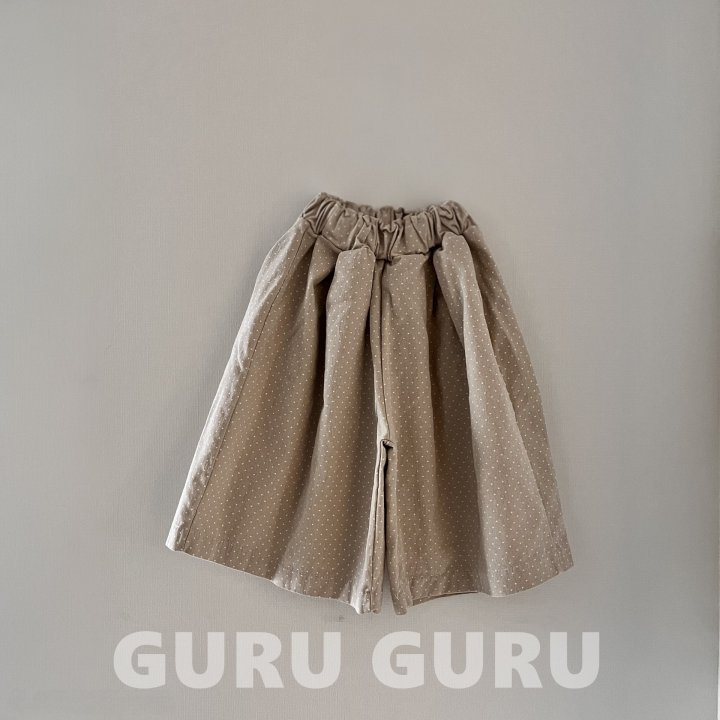 Guru Guru - Korean Baby Fashion - #babyfashion - Dot Wide Pants - 2