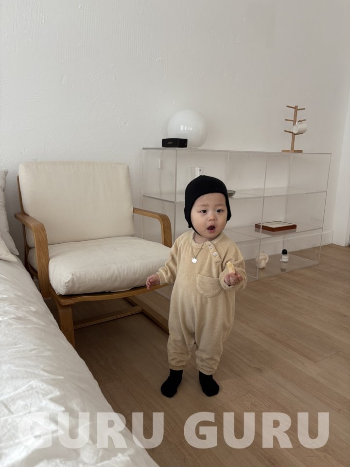 Guru Guru - Korean Baby Fashion - #babyfever - Terry Romper - 12