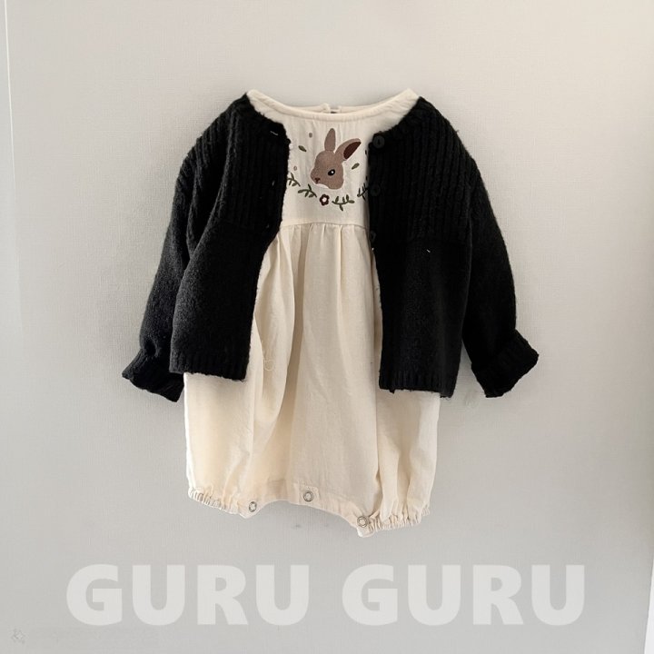 Guru Guru - Korean Baby Fashion - #babyfashion - Knit Cardigan - 4