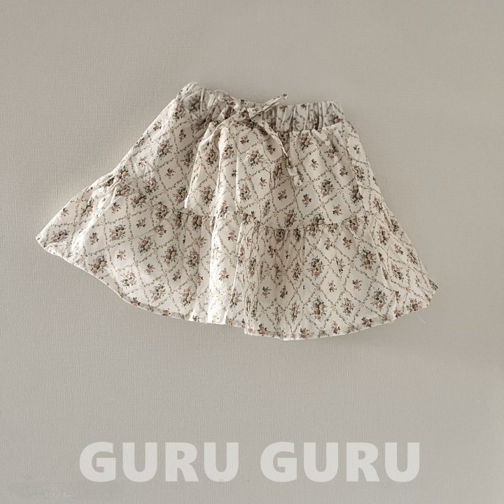 Guru Guru - Korean Baby Fashion - #babygirlfashion - Tiered Skirt