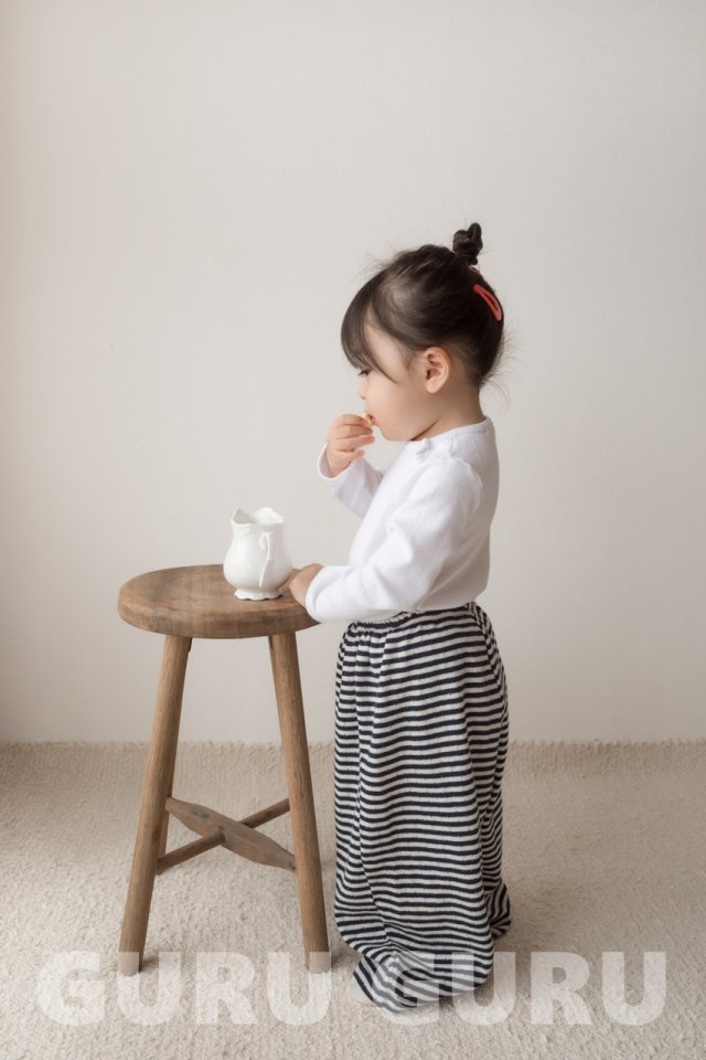 Guru Guru - Korean Baby Fashion - #babygirlfashion - Front Slit Tee - 11