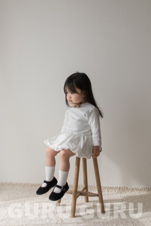 Guru Guru - Korean Baby Fashion - #babygirlfashion - Dot Cloud One-Piece - 10