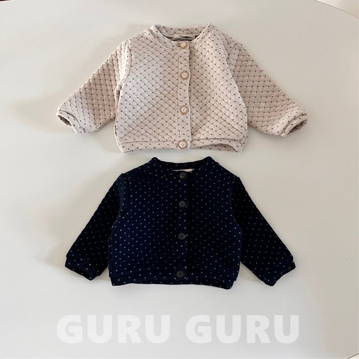 Guru Guru - Korean Baby Fashion - #babylifestyle - Small Floral Cardigan