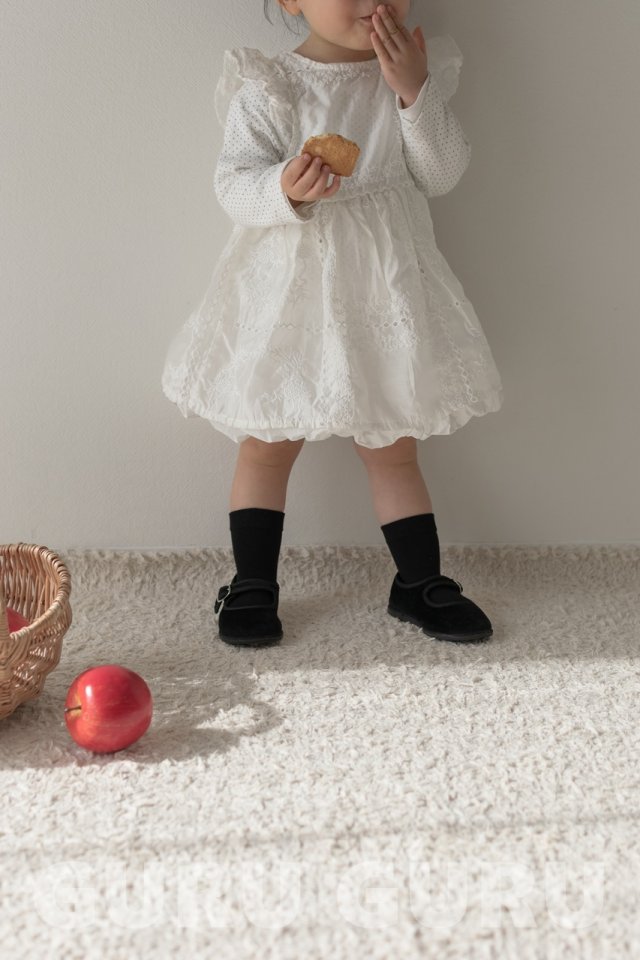 Guru Guru - Korean Baby Fashion - #babylifestyle - Lace One-Piece - 10