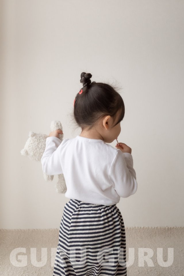 Guru Guru - Korean Baby Fashion - #babylifestyle - Front Slit Tee - 12