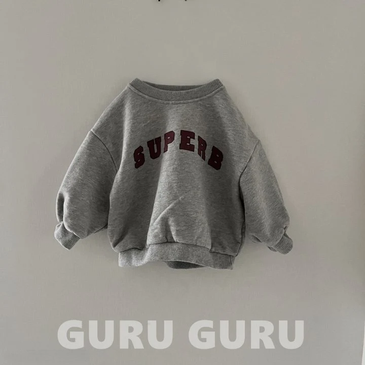 Guru Guru - Korean Baby Fashion - #babyoninstagram - Super B Sweatshirt