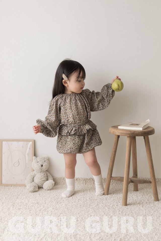 Guru Guru - Korean Baby Fashion - #babyoninstagram - Flower Set - 12