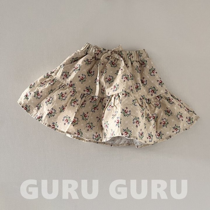 Guru Guru - Korean Baby Fashion - #babyoninstagram - Tiered Skirt - 3