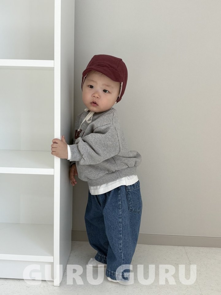 Guru Guru - Korean Baby Fashion - #babyoninstagram - Denim Jeans - 4