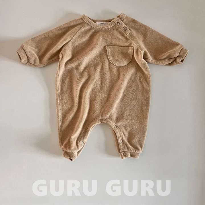 Guru Guru - Korean Baby Fashion - #babyootd - Terry Romper