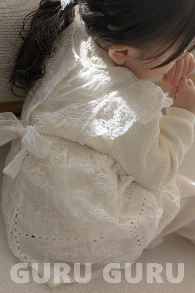 Guru Guru - Korean Baby Fashion - #babyootd - Lace One-Piece - 12