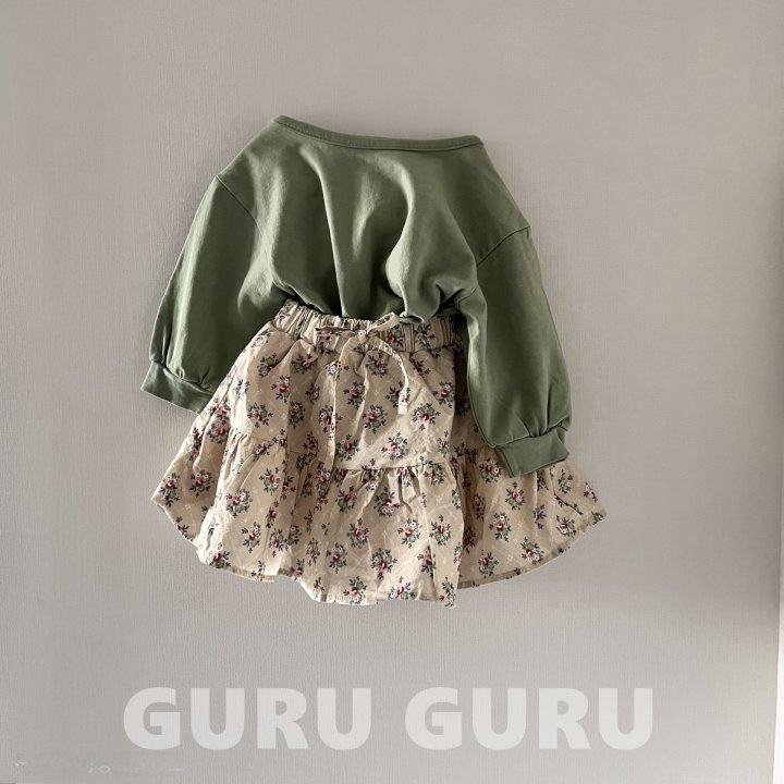 Guru Guru - Korean Baby Fashion - #babyoninstagram - Tiered Skirt - 4