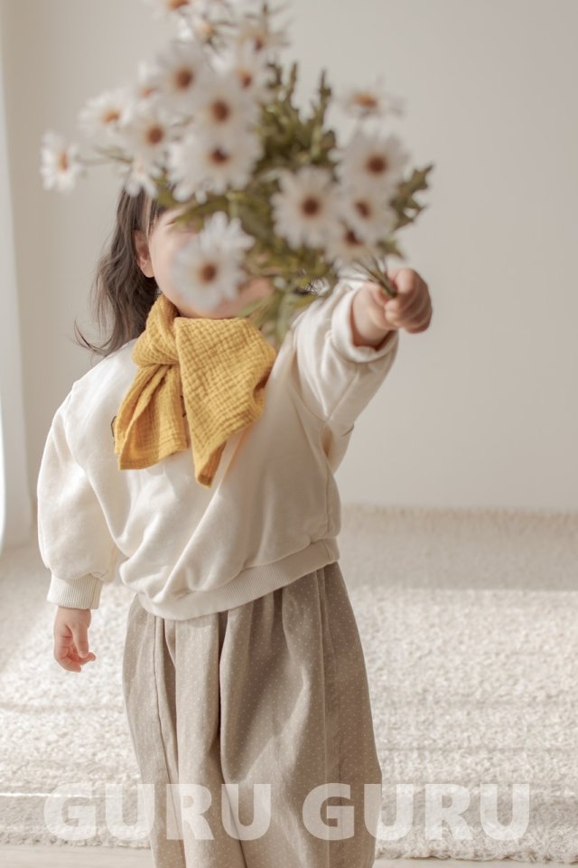 Guru Guru - Korean Baby Fashion - #babyoutfit - Dot Wide Pants - 9