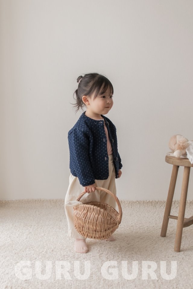 Guru Guru - Korean Baby Fashion - #babyoutfit - Small Floral Cardigan - 5