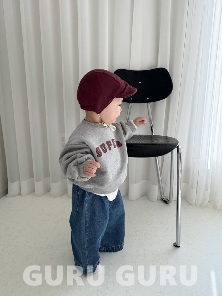 Guru Guru - Korean Baby Fashion - #babyoutfit - Denim Jeans - 5