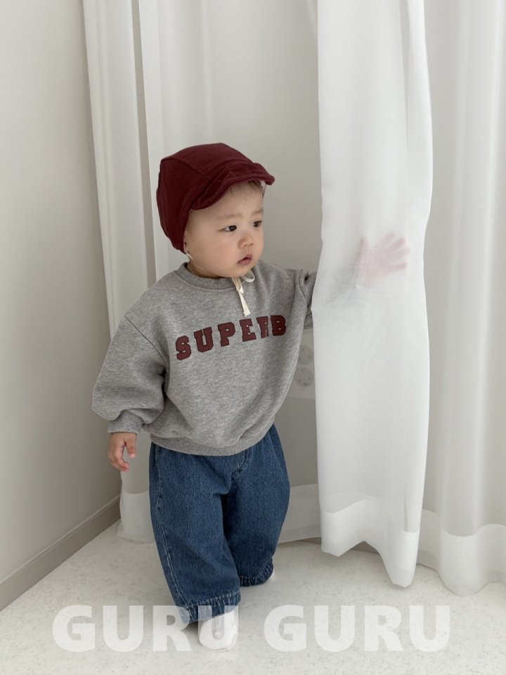 Guru Guru - Korean Baby Fashion - #babyoutfit - Denim Jeans - 6