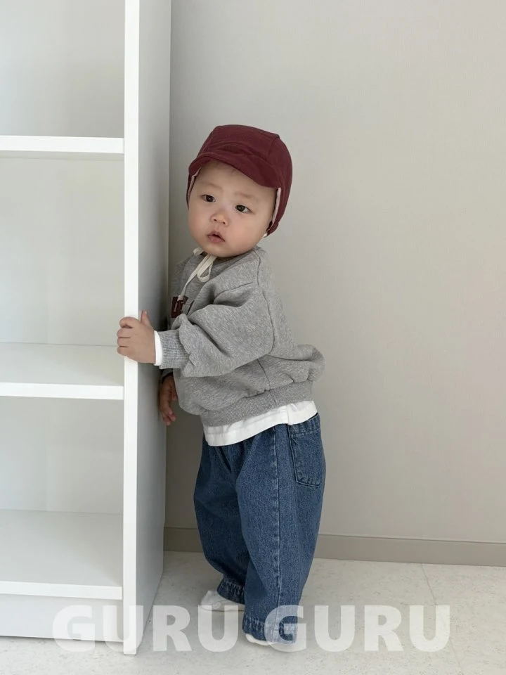 Guru Guru - Korean Baby Fashion - #babyoutfit - Super B Sweatshirt - 4