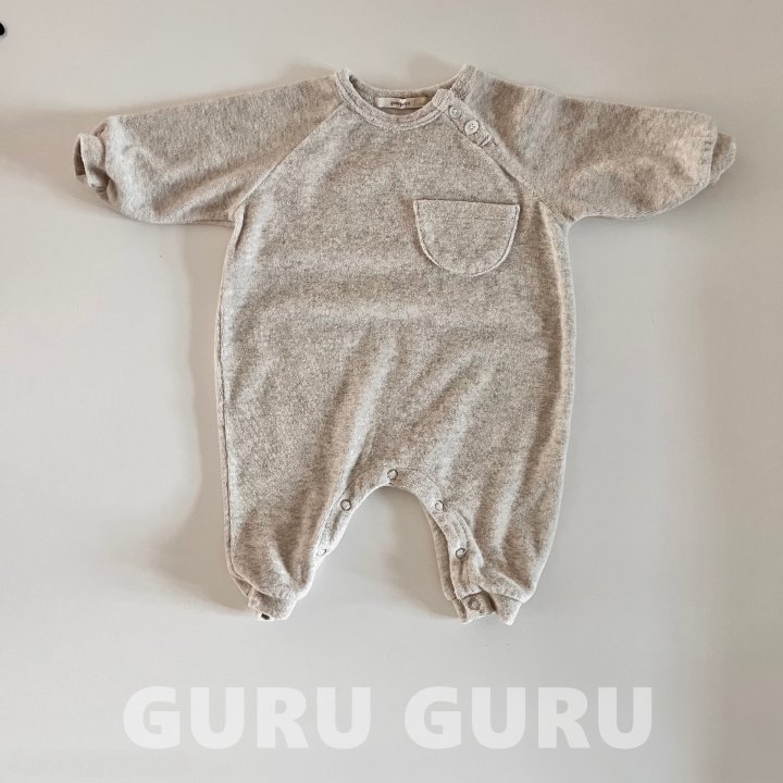 Guru Guru - Korean Baby Fashion - #babyoutfit - Terry Romper - 2