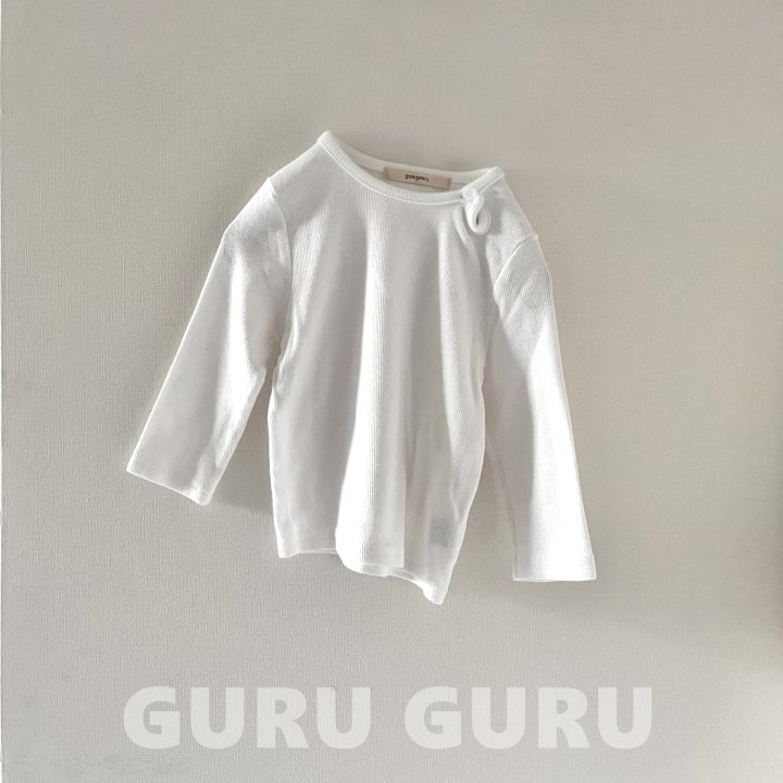 Guru Guru - Korean Baby Fashion - #babyoutfit - Front Slit Tee
