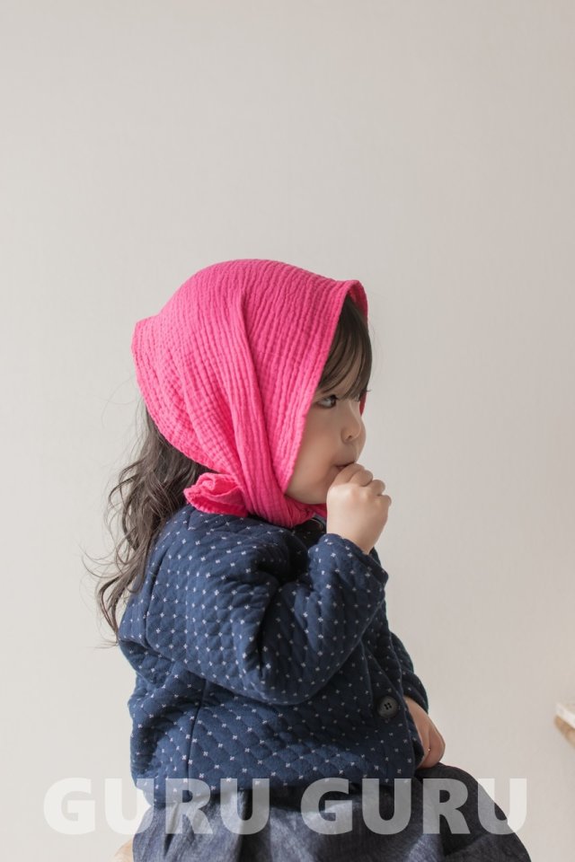 Guru Guru - Korean Baby Fashion - #babyoutfit - Crepe Chiffon Scarf - 4