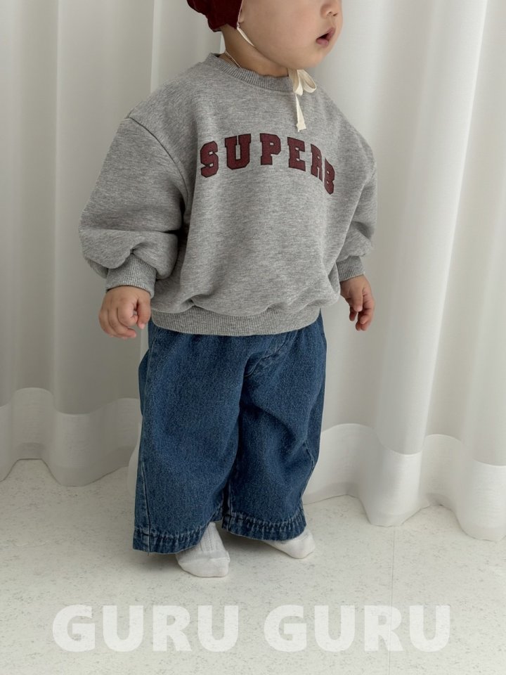 Guru Guru - Korean Baby Fashion - #babywear - Denim Jeans - 7