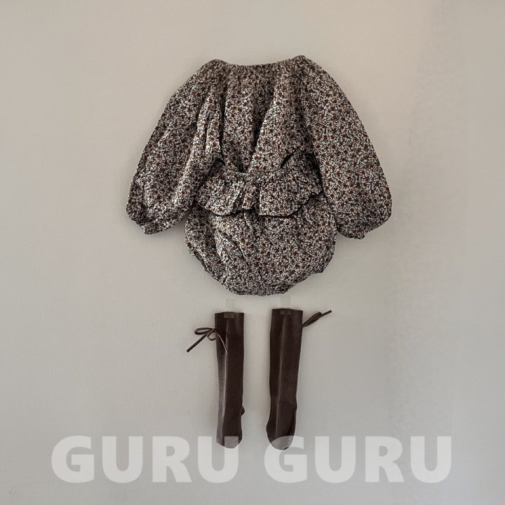 Guru Guru - Korean Baby Fashion - #babywear - Flower Set