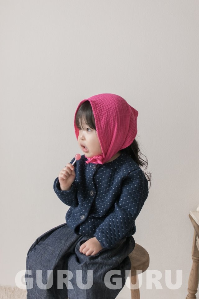 Guru Guru - Korean Baby Fashion - #onlinebabyboutique - Crepe Chiffon Scarf - 5