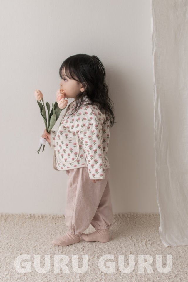 Guru Guru - Korean Baby Fashion - #onlinebabyboutique - Single Flower Jumper - 10