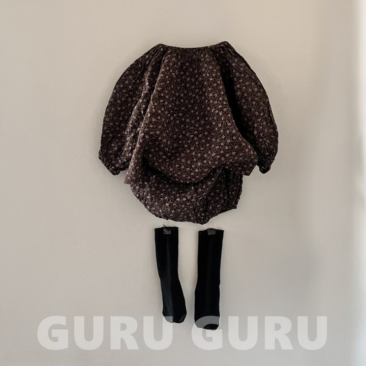 Guru Guru - Korean Baby Fashion - #onlinebabyboutique - Flower Set - 2