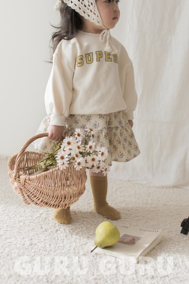 Guru Guru - Korean Baby Fashion - #onlinebabyboutique - Tiered Skirt - 8