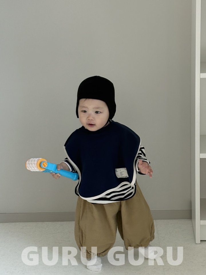 Guru Guru - Korean Baby Fashion - #onlinebabyboutique - Big Bib - 4