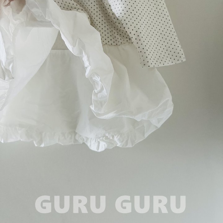 Guru Guru - Korean Baby Fashion - #onlinebabyshop - Dot Cloud One-Piece - 3