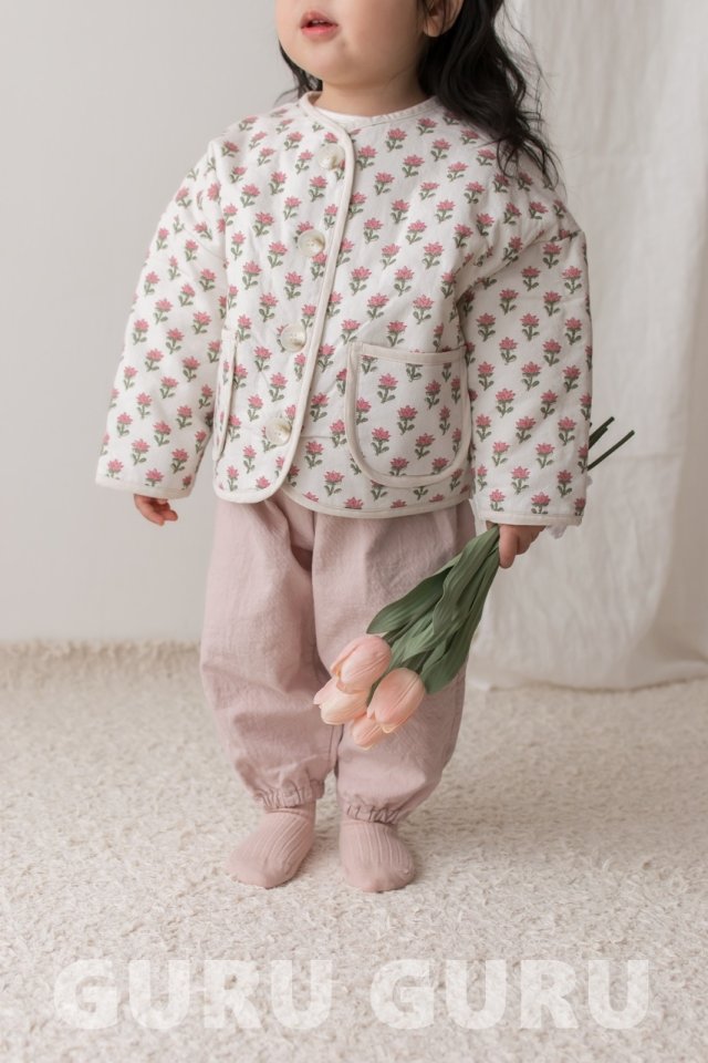 Guru Guru - Korean Baby Fashion - #smilingbaby - Single Flower Jumper - 12