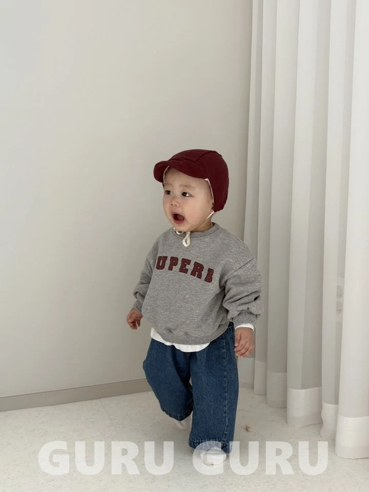 Guru Guru - Korean Baby Fashion - #smilingbaby - Super B Sweatshirt - 8