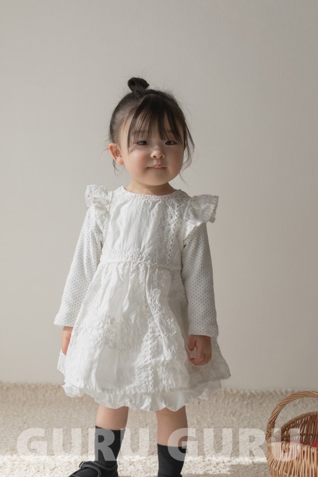 Guru Guru - Korean Baby Fashion - #smilingbaby - Lace One-Piece - 3