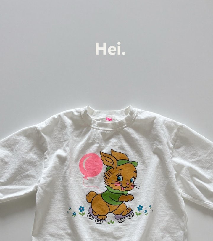 Hei - Korean Children Fashion - #Kfashion4kids - Rabbit Long Tee - 2