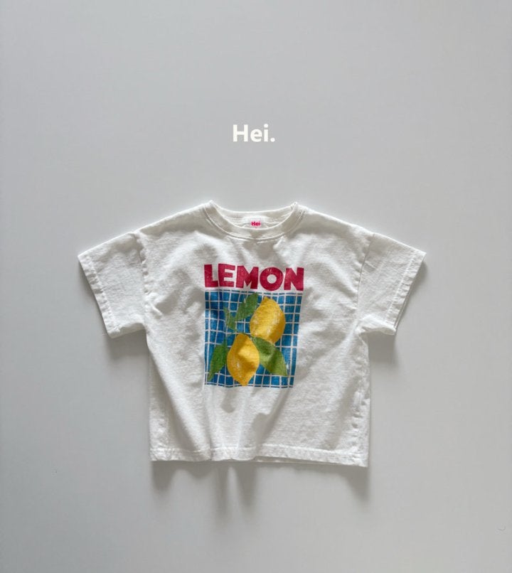 Hei - Korean Children Fashion - #Kfashion4kids - Lemon Tee