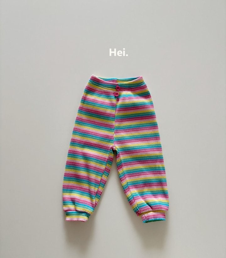 Hei - Korean Children Fashion - #childofig - Rainbow Pants