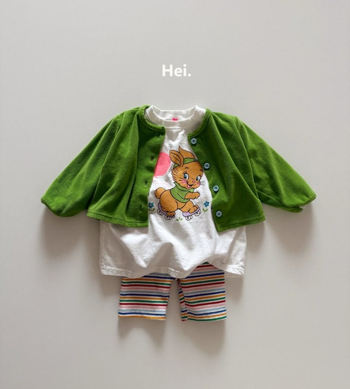Hei - Korean Children Fashion - #childofig - Rabbit Long Tee - 10