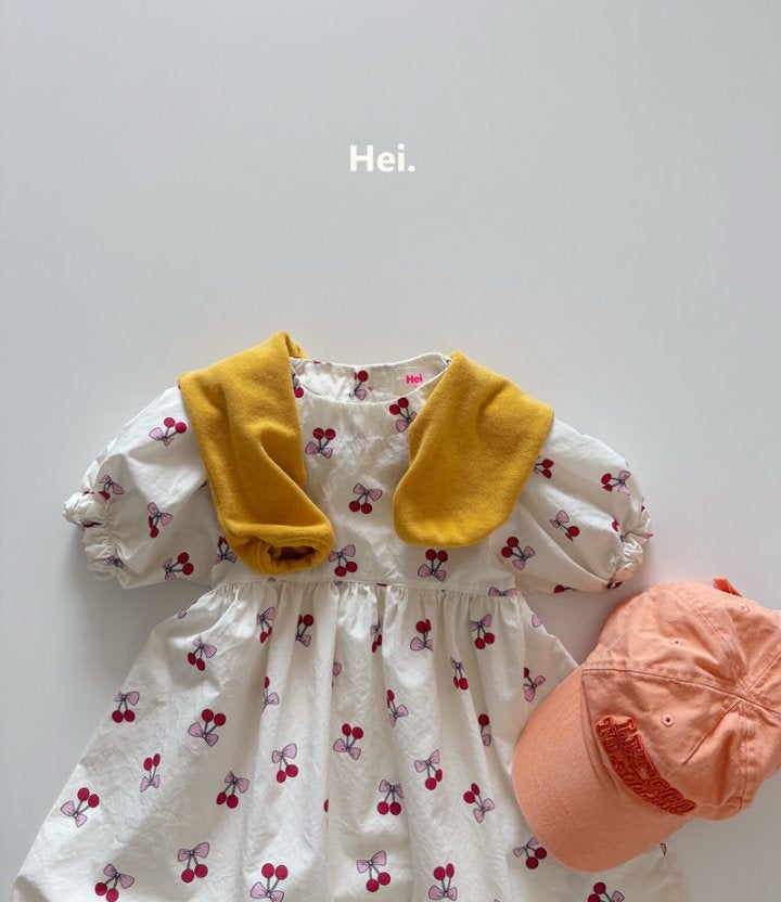 Hei - Korean Children Fashion - #childofig - Cherry One-piece - 11