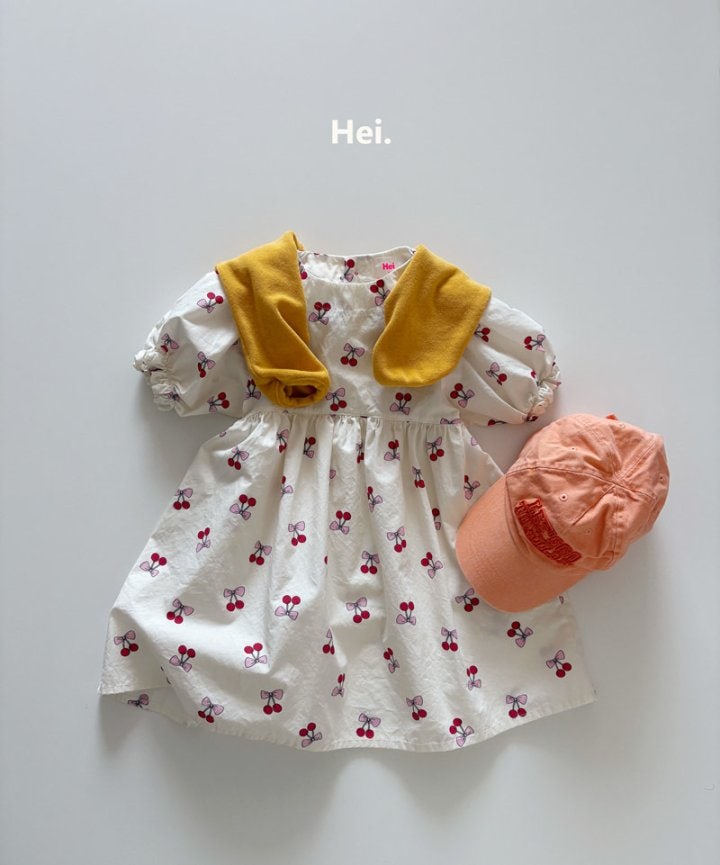 Hei - Korean Children Fashion - #childofig - Cherry One-piece - 12