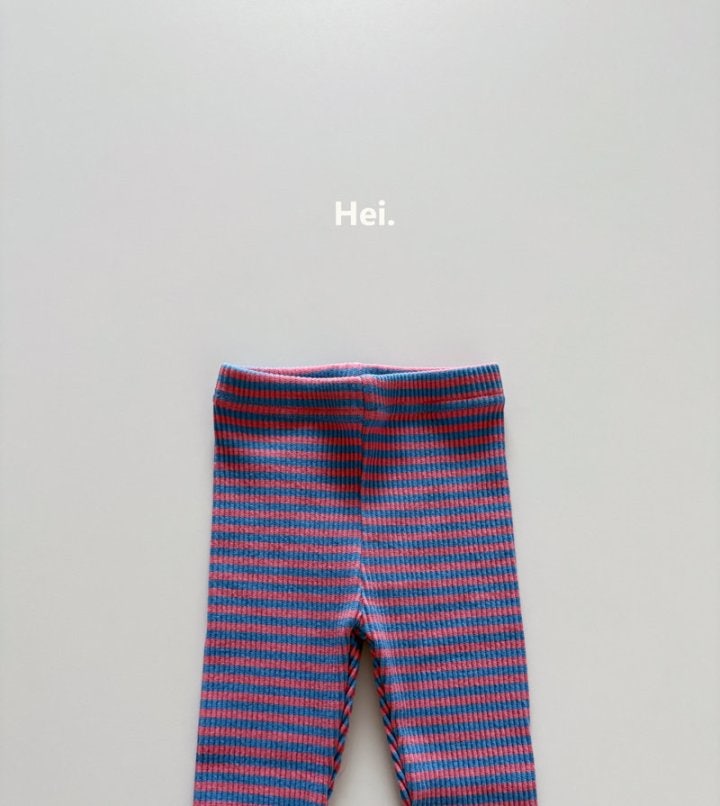 Hei - Korean Children Fashion - #childofig - Stripe Leggings - 4