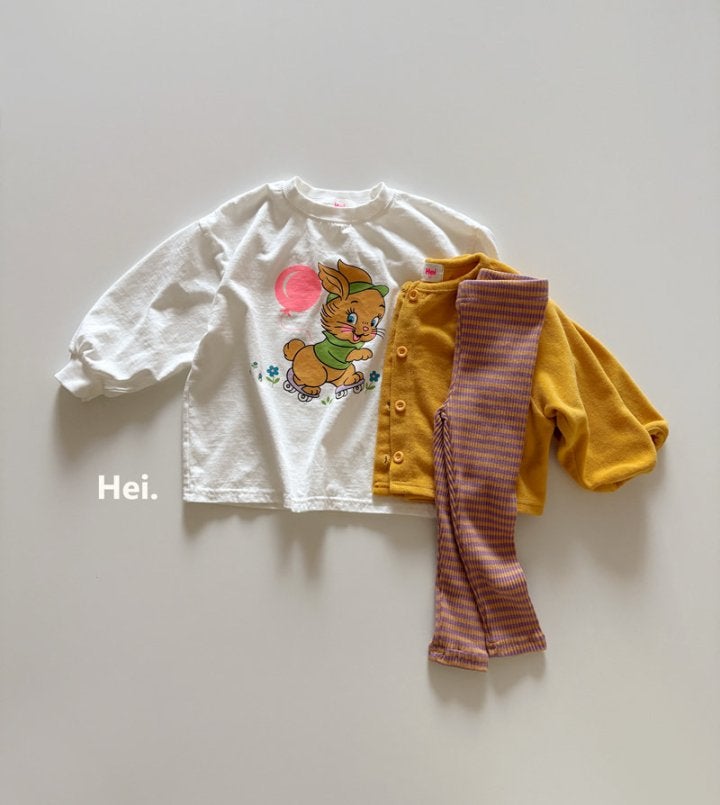 Hei - Korean Children Fashion - #designkidswear - Stripe Leggings - 5
